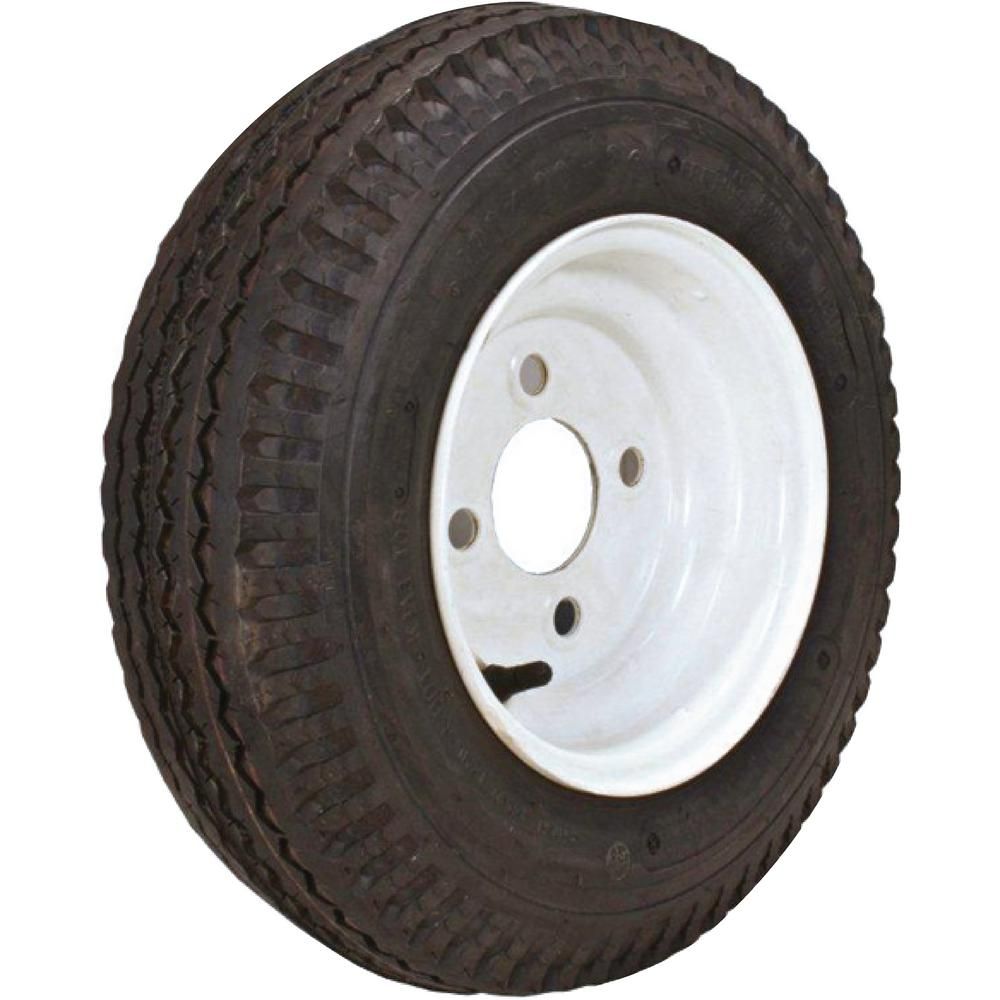 KENDA K371 ASSEMBLY 8X3.75 4_4 WHITE